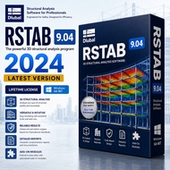 🔥 Dlubal RSTAB v9.04 Latest 2024 Lifetime For Windows 64-Bit | Structural Analysis Software
