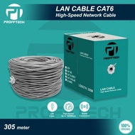 Lan CABLE UTP CAT 6 NYK 305M HIGH QUALITY CABLE LAN CAT6 305 Meters - PROFFTECH