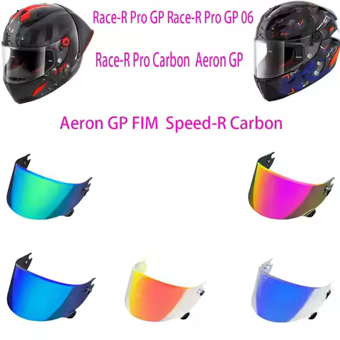 Helmet Visor Lens for SHARK Race-R Pro Carbon Aeron GP Aeron GP FIM Speed-R Carbon Visère Moto Repla