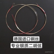 Alat Muzik Cina Perak Profesional Erhu Strings Wayar Keluli Import Jerman Penghantaran Percuma