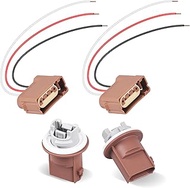2U5Z13411SA Turn Signal Light Socket with 3-Wire Pigtail YF1Z13411CA- Compatible with Ford F250 F350