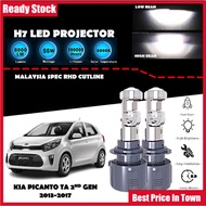 KIA PICANTO 2013-2017 LED Headlight Lampu LED Kereta Car LED Mini Projector H7 LED Headlight Project