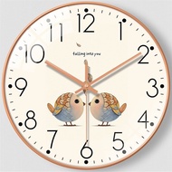 Clock Living Room Home Wall Clock Bedroom Noiseless Clock Ins Wall Creative Fashion Quartz Clock Int