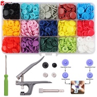 Snap Button Kit Plastic Snap Set T5 Clothing Snap Fastener Tool Multicolor Professional Resin