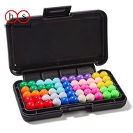 Pearl Beads Pyramid IQ Game: 200 Challenges 3D Puzzle Plate for Enhancing Children'S Logic Skills