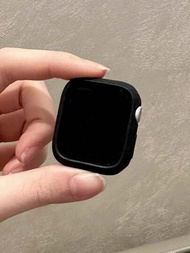 1 件簡約純色軟殼保護殼適用於 Apple Watch 7/6/5/4/3/2/1/se
