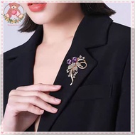 【SH】Fashion Flower Brooch Sweater Cardigan Women Fixed Clothes Collar Pin SH