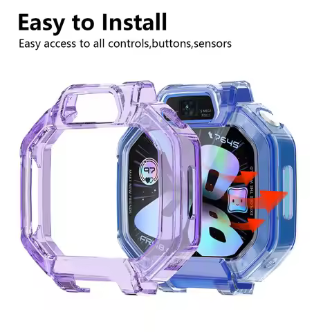 Silicone Case for Huwei Watch X1 Pro / Kids X1 Case TPU Hollow Protective Cases Cover Soft Shell for