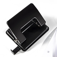 Heavy-Duty 2-Hole Puncher – 20-Sheet Capacity Handheld Paper Hole Punch with 50% Less Effort & Built