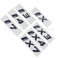 Sesuai untuk BMW New Energy iX3 iX4 iX7 Pelekat Lambang Belakang Black Warrior Logo Belakang Belakan