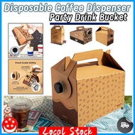 SG in Stock Disposable beverage dispenser 3L/5L Coffee dispenser Portable To-go Containers Coffee Bo