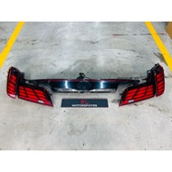 Toyota Vellfire Alphard AGH30 2016 - 2022 V1 AH40 design rear led tail lamp fog light center garnish