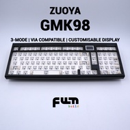 ZUOYA GMK98 Keyboard Barebones Kit | 98 Keys | Gasket Mount | Tri-Mode | VIA Compatible | Custom Dis