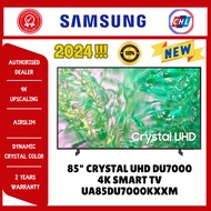 Samsung [Authorised Dealer] 85" Crystal UHD DU7000 4K Smart TV UA85DU7000KXXM - Samsung Warranty Mal