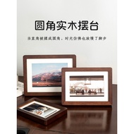 B. b. Best-Selling Solid Wood Black Walnut Color Photo Frame Plus Photo Printing Made into a Table H