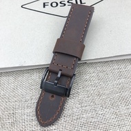 อะไหล่สายนาฬิกา Fossil 24มม. หนังแท้ขนาดพอดี