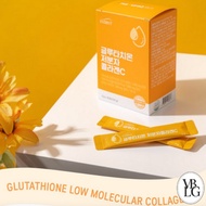 EVERFIT Glutathione Low Molecular Collagen Powder 30 Packets, Halal, British Vitamin C, British Vita