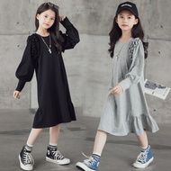 Girl Long Dress 2023 New Style Children's Clothing Princess Dress Girl Long Sleeve Dress 5-6-7-8-9-1