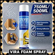 Vira Foam PU Spray Tutup Lubang Polyurethane Foam Spray Tutup Lubang Dinding Foam Filler Expanding F