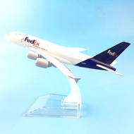 A380 FEDEX EXPRESS Airline MODEL PLANE AIRCRAFT Kids Toys 16CM Alloy Metal Model Plane W Stand Aircr