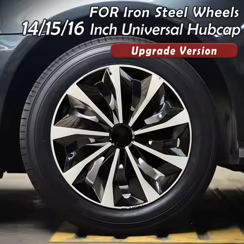 4PCS Universal Wheel Cover Hubcap R14 R15 R16 Inch Replacement Hub Caps Wheel Rim Cover PP Tire Acce