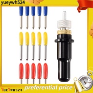 yueywhCutting Blade Holder + 15pcs 30 degree 45 degree 60 degree Cutter Blade for