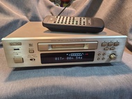 DENON天龍經典MD機，DMD一F100，MD播放機，錄音機，原廠遙控器。