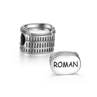 New 925 Silver Travel Passport Rome Paris Italy Plane Dangle Charms Beads Fit Original Bracelet Nec