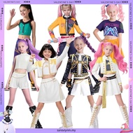 Chil d Size KPOP DEMON HUNTERS RUMI ZOEY MIRA Cosplay Costume Korean Girl KPOP Cosplay Costume