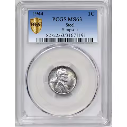 1944 American Wheat 1 Cent Penny Coin Rating Coins High Quality Collectibles Graded Coins NGC PCGS H