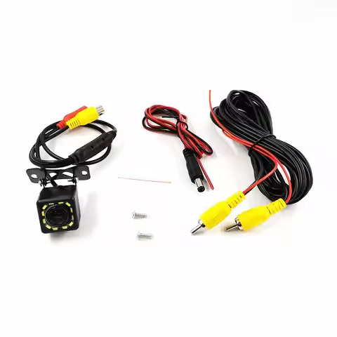 8 12LED Car Reversing Image Camera Night Vision Reversing Auto Monitor CCD IP68 Waterproof 170 Degre