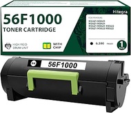 Compatible 56F1000 Toner Cartridge Black Replacement for Lexmark 56F1000 Toner Remanufactured for MS