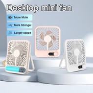 MY Portable Fan Mini Table Fan USB Rechargeable 4000 mAh Small Personal Battery Desk Fan Suit for Foldable