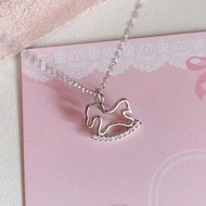 rantai silver rantai nama rantai silver 925 original Little Trojan 999 sterling silver kalung wanita