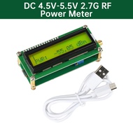 2.7Ghz RF Power Meter RF signal Generator ADC RF Detector DC 4.5V-5.5V For Ham Radio Amplifier 5kHz-