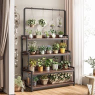 Flower stand, storage rack, balcony flower pot rack, hanging succulent flower display rack, living r