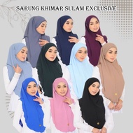 [FAST SELLING] Sarung Khimar Sulam Bertali