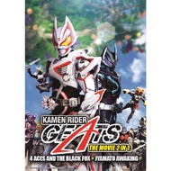 DVD Kamen Rider Geats The Movie 2in1 - 4 Aces and The Black Fox + Jyamato Awaking