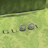 💞現貨 Gucci Interlocking G 18K金耳環 正品實拍 香港包郵