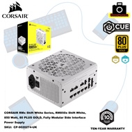 CORSAIR RMx Shift White Series, RM1000X /RM 850XShift White, 1000 Watt, 80 PLUS GOLD, Fully Modular 