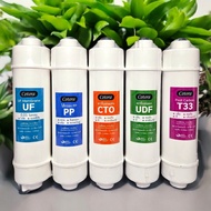 Cotora ชุดไส้กรองน้ำ UF ไส้กรองอินไลน์ inline ไส้กรองแคปซูล 5ขั้นตอน ขนาด 10นิ้ว ไส้กรองตู้กดน้ำ