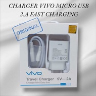 Original Vivo Micro USB 9V-2A Charger / Type C 22W Fast Charging Adapter (1 set of Batok Adapter + M