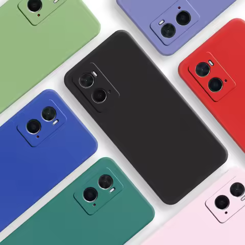For OPPO A96 Case For OPPO A36 A76 A96 Cover 6.59 inch New Original Liquid Silicone Bumper For OPPO 