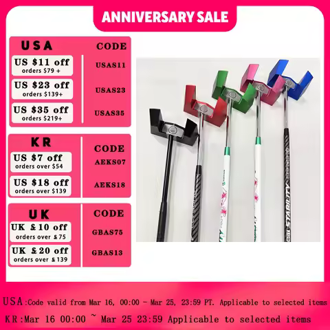 MEZZ.1 Golf Putter Right-handed Zero torque Golf Club Balanced Putter 33-36 Inch With STABILITY Shaf