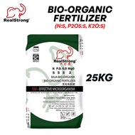 Real Strong Bio-Organic Fertilizer Baja Bio-Organik Sesuai Untuk Semua Jenis Tanaman (NPKM 5:5:5:2) 