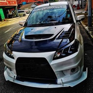 bonet depan proton saga flx blm persona lama copy subaru evo bodykit BODYKIT MURAH BETONG BODYKIT