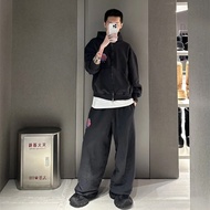 Blcg Original Label 1: 1 Earth Series 3D Printed Worn Hooded Zipper University T Jacket Trousers Sui