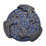 10TH7ใน1 DND สปินเนอร์ลูกเต๋า Fidget Spinner Metal ลูกเต๋ารูเล็ตด้วย D & D กล่องลูกเต๋าหมุนลูกเต๋า D