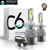 C6 Car Led Headlight Headlamp H4 36Watt 3800Lm Hi/Low 1set 2pcs