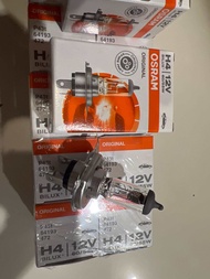 หลอดไฟหน้ารถยนต์ H4 12V 60/55w Osram Made in Germany แท้ จำนวน 1 หลอด